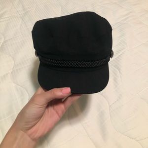 H&M black train hats/ boxy hats